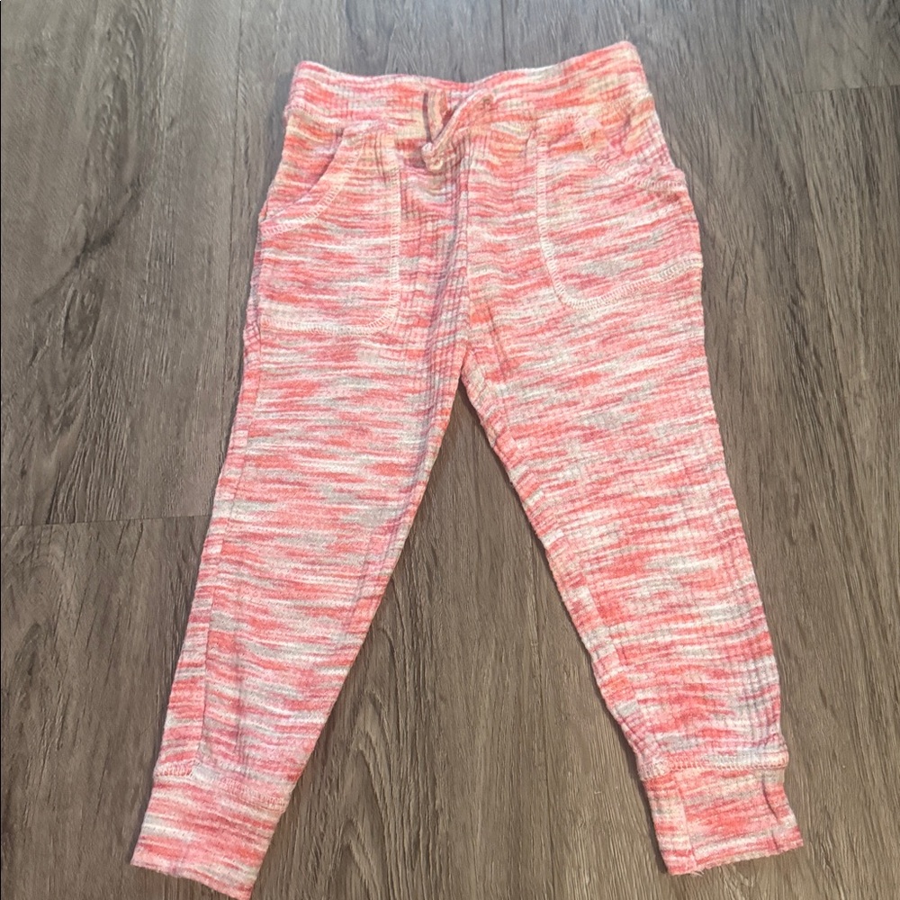 Old Navy Pink and White Knit Pants